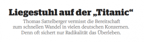 Liegestuhl auf der „Titanic“