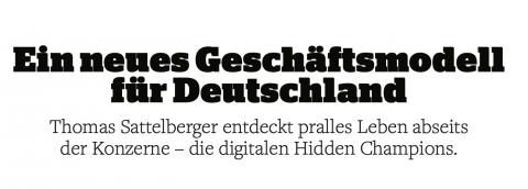 Ein neues Geschäftsmodell für Deutschland