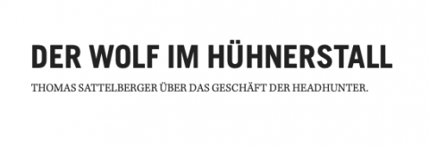 04/2013 - DER WOLF IM HÜHNERSTALL