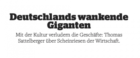 01/2016 - DEUTSCHLANDS WANKENDE GIGANTEN