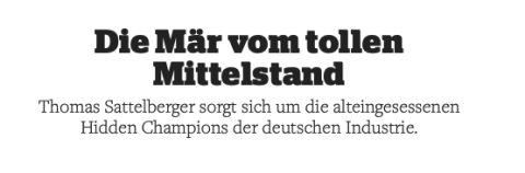 03/2016 - Die MÄR VOM TOLLEN MITTELSTAND