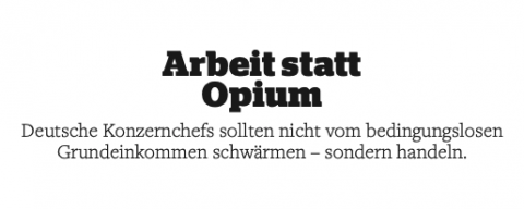 02/2017 - Arbeit statt Opium