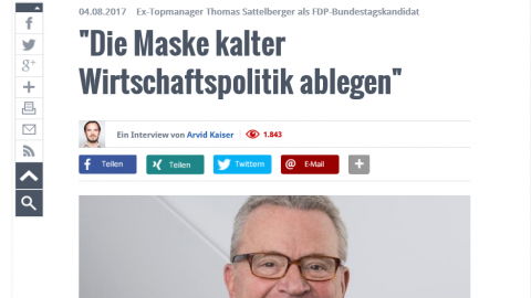 Sommerinterview im Manager Magazin