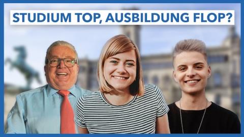 Folge 39 - Studium top, Ausbildung Flop? Mit Gast Lilly Blaudszun