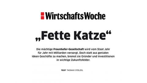 Wirtschaftswoche - "Fette Katze"